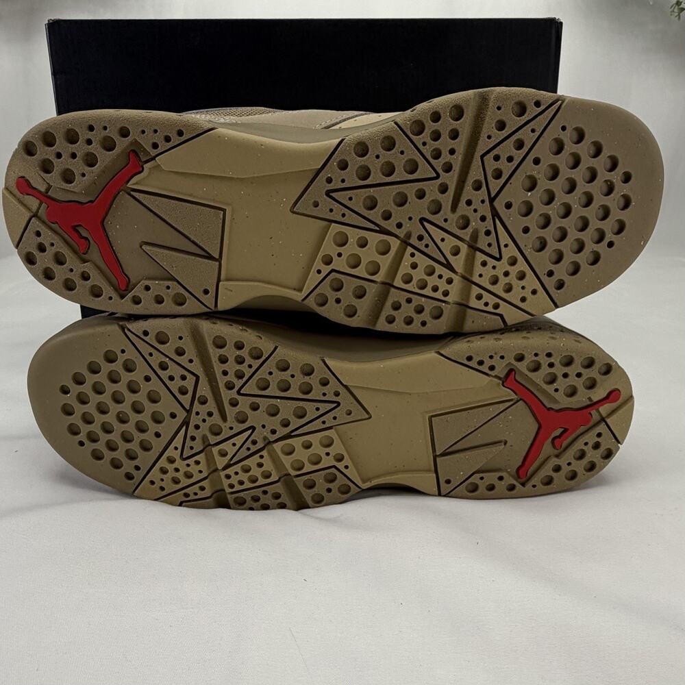 Nike Air Jordan MVP 92 GS Desert Camo Red Mushroom Limited Edition Size 7Y - Picture 4 of 6